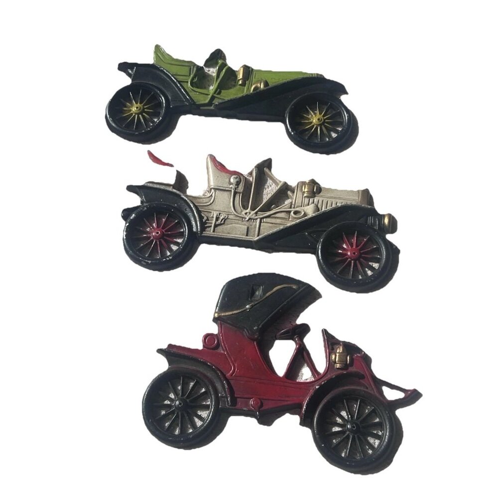 Cast Aluminum Cars Wall Decor Lot Of 3 Sexton 1970